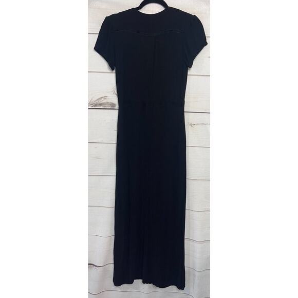 Wayf Size XS Black Maxi Dress Elegant Stylish - Picture 2 of 6